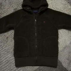 ブラウン フリースジャケット