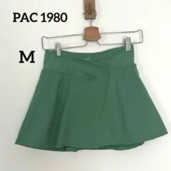 PAC 1980 グリーン テニス　ゴルフ　スコート M インナーパンツ付き