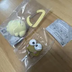 イエローキャラクター カラビナ付きキーホルダー※セットOK