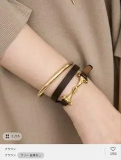 L'Appartement ディマッチ LEATHER BRACELETのサムネイル