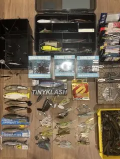 バス釣り引退セット 大量まとめ売り 新品未開封 クラッシュ9入り