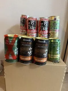 山崎 2本白州 1本　男梅8本　焼酎ハイボール8本缶セットのサムネイル
