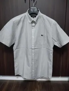 BURBERRY BLACKLABEL 半袖シャツ ボタンダウン サイズ2