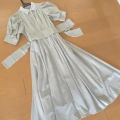 さっちん様専用ロングワンピース　マキシ丈ワンピース　フレアワンピース