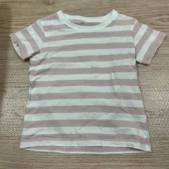 無印良品　ストライプ Tシャツ 100cm
