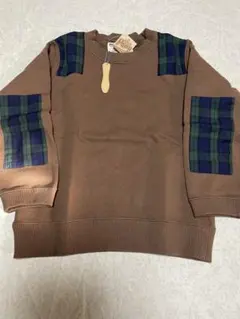 ポニーゴーラウンド　可愛いパッチワークトレーナーL 130〜新品