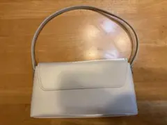 ハンドバッグ ベージュ 合成繊維 セレモニー