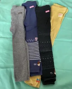 ミキハウス・KP 子供用レギンス4点セット