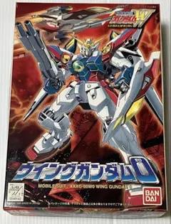 【未組立・XXXG-00W0 1/144 ウイングガンダム0】ガンプラ赤ロゴ