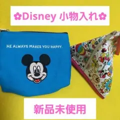【新品未使用】ディズニー　ミッキー　ポーチ　小物入れ　2個セット
