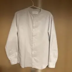 UNITED TOKYO ボタン付きシャツ ライトグレー