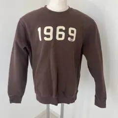 GAP 1969 クルーネック トレーナー ブラウン