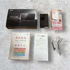 ニンテンドー3DS CTR-001 コスモブラック　乾電池アダプタ付き