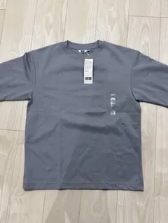 新品未使用　ユニクロ　エアリズム　Tシャツ　ブルー