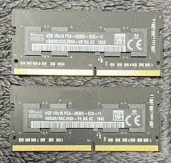 取出 メモリ SK hynix DDR4 4GB 2666V x 2枚のサムネイル