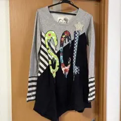 Sailor Clove 長袖Tシャツ グレー/黒