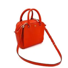 極美品 トリーバーチ ショルダーバッグ 2way オレンジ レザー ハンドバッグのサムネイル