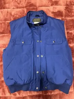 80s Eddierbauer ダウンベスト ブルー ヴィンテージ