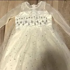 エルサ風ドレス　プリンセス　ドレス　アナ雪　120cm