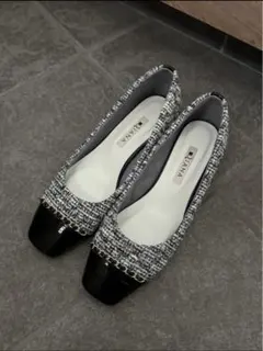 DIANA ローヒール キルティングパンプス 23.5cm