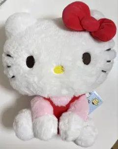 新品　未使用　タグ付き　サンリオ　もこもこスター　おすわりドールBIG キティ