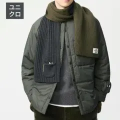 新品✨ ユニクロ アニヤハインドマーチ ヒートテックニットマフラー マフラー