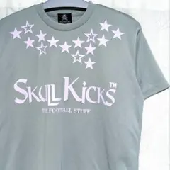■Skull Kicks プラシャツ L 速乾 ドライ Tシャツ スカルキックス