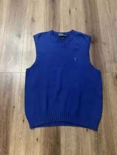 Polo by Ralph Lauren 希少ブルー ベスト L