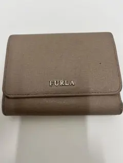 FURLA 三つ折り財布 ベージュ