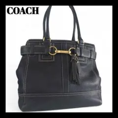 COACH オールドコーチ 黒 スモール サッチェル ミニボストン