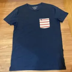 Abercrombie & Fitch ネイビー Tシャツ S