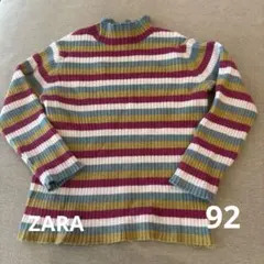ZARA ストライプ 長袖 トップス 92