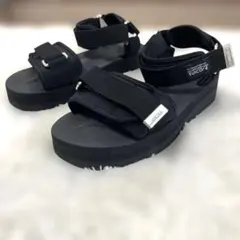 SUICOKE スポーツサンダル ブラック✖️シルバー　23cmのサムネイル