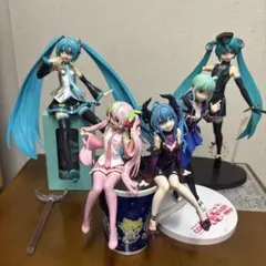 ジャンク品　初音ミク フィギュア 5体セット