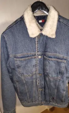 Tommy Jeans ボアデニムジャケット　STATEMENT FLAG