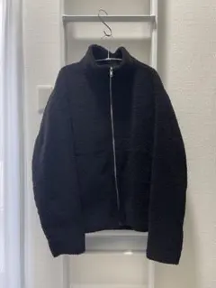 MANFINITY 黒 ボアジャケット S 韓国　古着　フリース　ジャケット