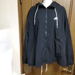 NIKE ナイキ　フルジップ　ウーブン　ジャケット メンズ　2XL 黒