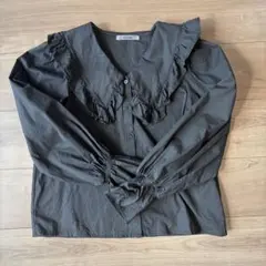 フリル付きブラウス　ナイスクラップ　NICECLAUP