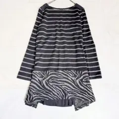 Gabardine K.T チュニック M相当 日本製 毛100%のサムネイル