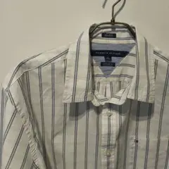 TOMMY HILFIGER トミーヒルフィガー長袖シャツ ストライプ ホワイトのサムネイル