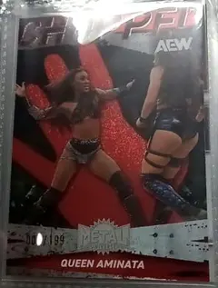 AEW　ROH　WWE　クィーン・アミナタ　女子プロ　プロレス　カード