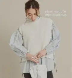 H&YOUTH水色バルーンスリーブシャツ