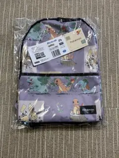 ポケットモンスタープラチナムザッカリュック　カントー地方　パープル