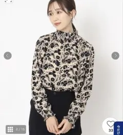 値下げ】select MOCA セレクトモカ シャツ 柄シャツ ブラウス 花柄 