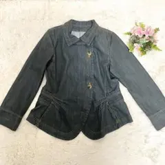 【センソユニコ】美品 デニムジャケット サイズ42 大きめサイズのサムネイル
