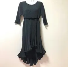 ジルスチュアート ニットワンピース 七分袖 オシャレ 美品