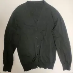 CLOSSHI PREMIUM Vネック カーディガン黒 L 通勤通学