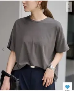 FRAMeWORK GREYCHORD/グレーコード Oversized T