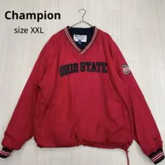 ◆ Champion チャンピオン ナイロン プルオーバー カレッジロゴ XXL