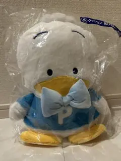 산리오 히트 쿠지 あひるのペックル クッション 新品 ぬいぐるみ 新品 미사용